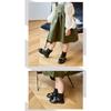 Korean Version of the New Children's Boots British Style Knitted Socks Boots Fashion Chain Foreign Style Princess Leather Boots
