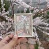Luminous Song Dynasty Brocade Style Light-Up Refrigerator Magnet
