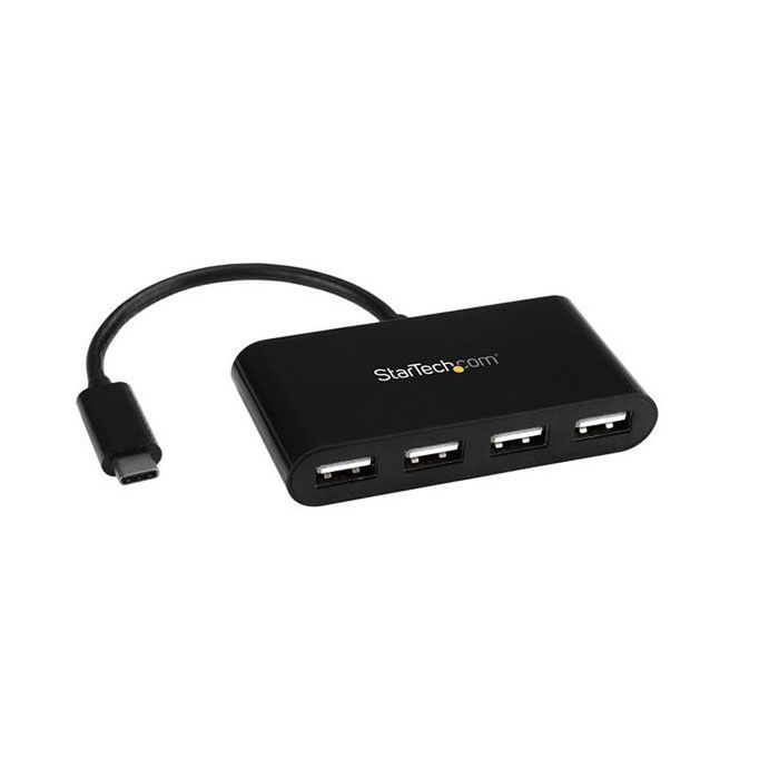 USB 2.0-hub - STARTECH.COM - ST4200MINIC - 4 porter - USB-C til 4x USB-A - Kompakt og lett