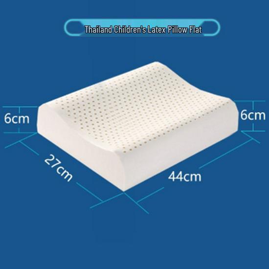 Thailand Natural Latex Neck Support Pillow for Home and Dorm - Massage & Sleep Aid
