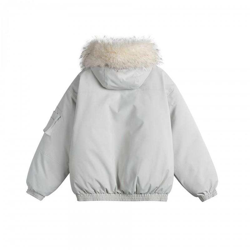 Winter Thick Hooded Parka Coat Men Women Warm Cotton Puffer Jacket Oversized Casual Outerwear