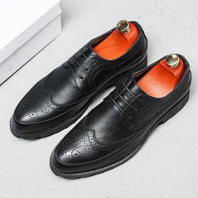 Brogue Men's Shoes New Trend Business Leather Shoes Men's Large Size Oxford Shoes 48 Yards