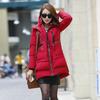 Women's Winter Jacket Coats Warm Cotton Jacket In The Long Section of Women's Military Clothing Female Outerwears Simple Youthful Woman Clothes
