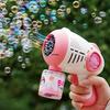 2025 New Model Handheld Electric Bubble Gun Toy for Girls