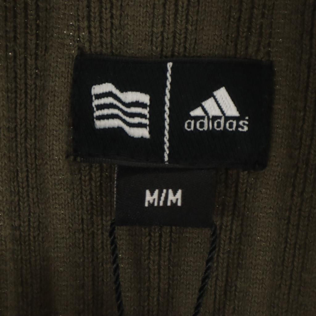 unused adidas golf Long sleeve Half zip knit M Moss green Men's Used