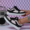 White Shoes PU Leather Board Shoes Women Breathable Casual Sneakers Men Lace-up Trendy Running Trainers Anti-slip Waterproof