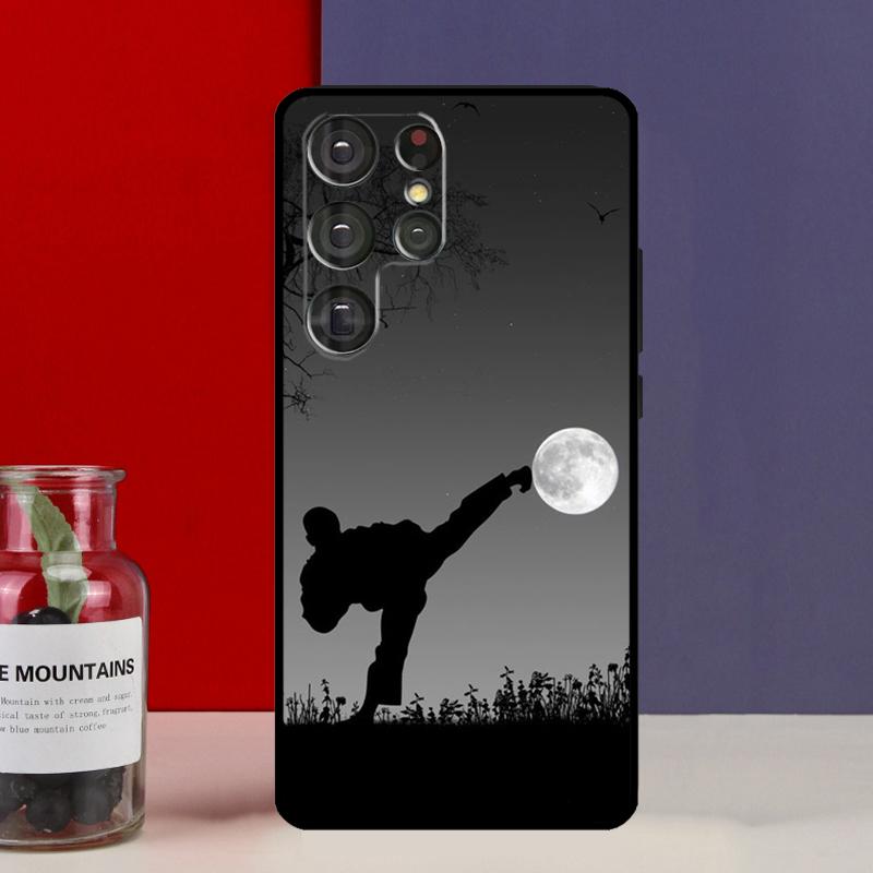 Kung Fu Karate Taekwondo Kampfsport Hülle für Samsung Galaxy S25 Ultra S9 S10 S20 S22 Plus S21 FE S23 S24 Ultra Handyhülle