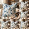 Fashion Small Florals Cushion Cover Multi-Scene Pillow Cover for Home & Car - Reversible, Soft & Durable for Daily Use
