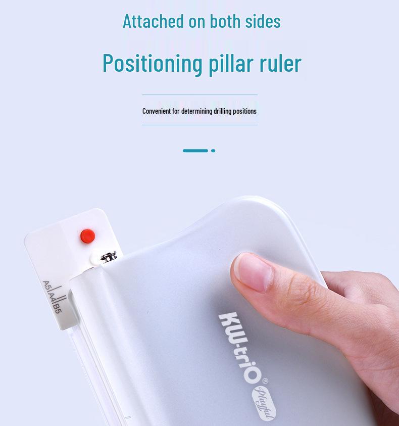 Kede You Manual A4 Ten-Hole Punch for Ring Binders
