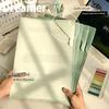 Block Pieces Large Opening Gradient Resume Protective Cover Folder