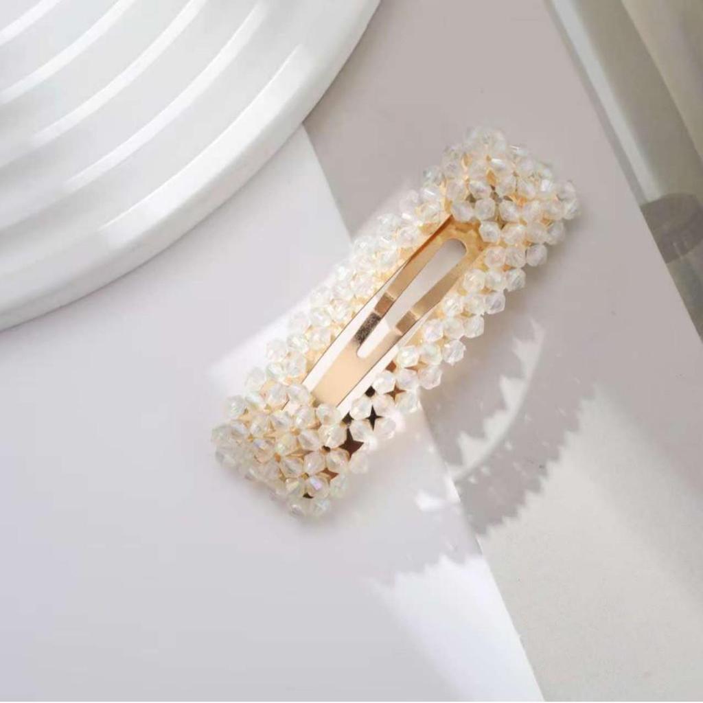 Korean Handmade Pearl Flower Hair Clip for Girls