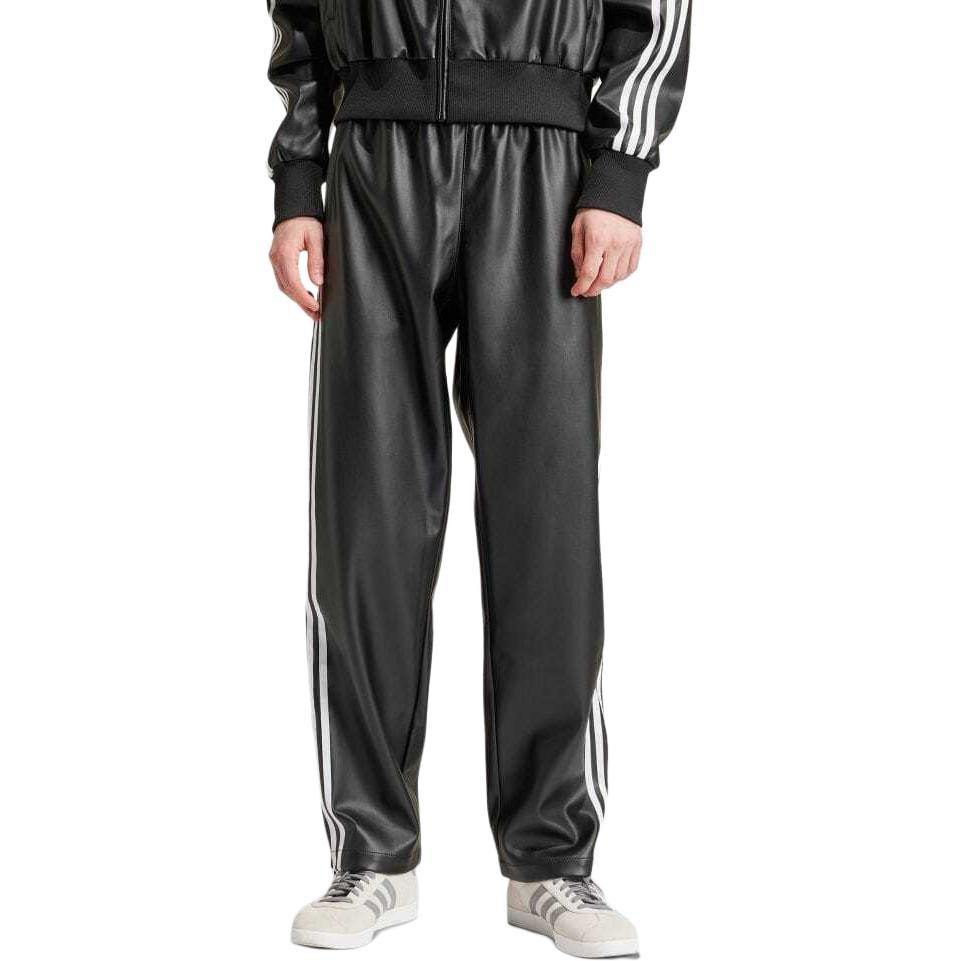 adidas Kunstleder Adicolor 3-Streifen Firebird Trainingsanzughose Asiatische Größe 'Schwarz' Herren IZ4038