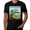 Hank and Trash Truck Cartoon TShirt Basic Casual Wear Short Sleeve Top