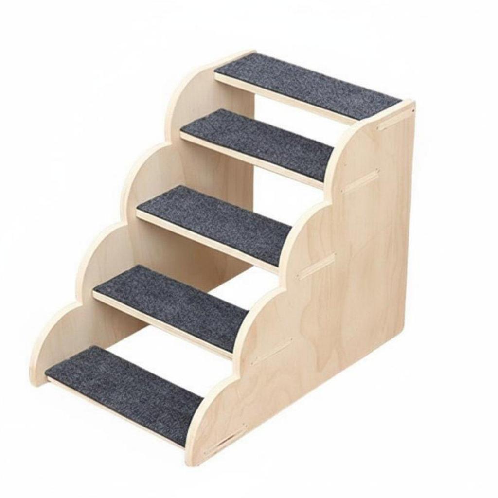 Dog Stairs Wooden Sofa Pet Steps Space-Saving for Bed