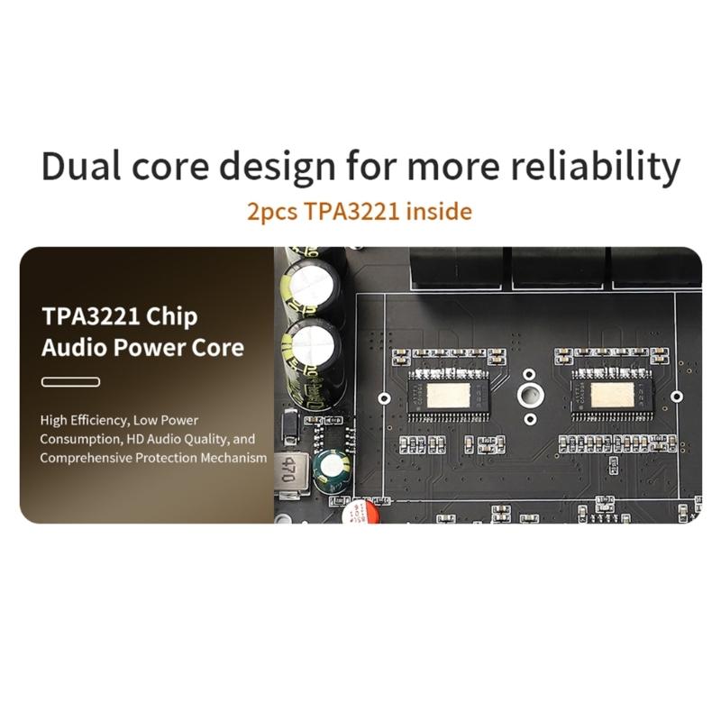 2.1 Channel Subwoofer Digital Power Amplifier Board AUX Wireless DC12V-30V Stereo Amplifier