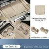 FOR ZEEKR 8X Wireless Charging Pad, Central Control Panel Pad, Interior Anti Slip Pad, Protective Silicone Pad Accessories