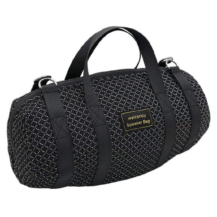 Portable Speaker Travel Bag with Carry Handle, Removable Shoulder Carry and Black Storage Design for Soundbar Regular Transport Needs and Daily Use
