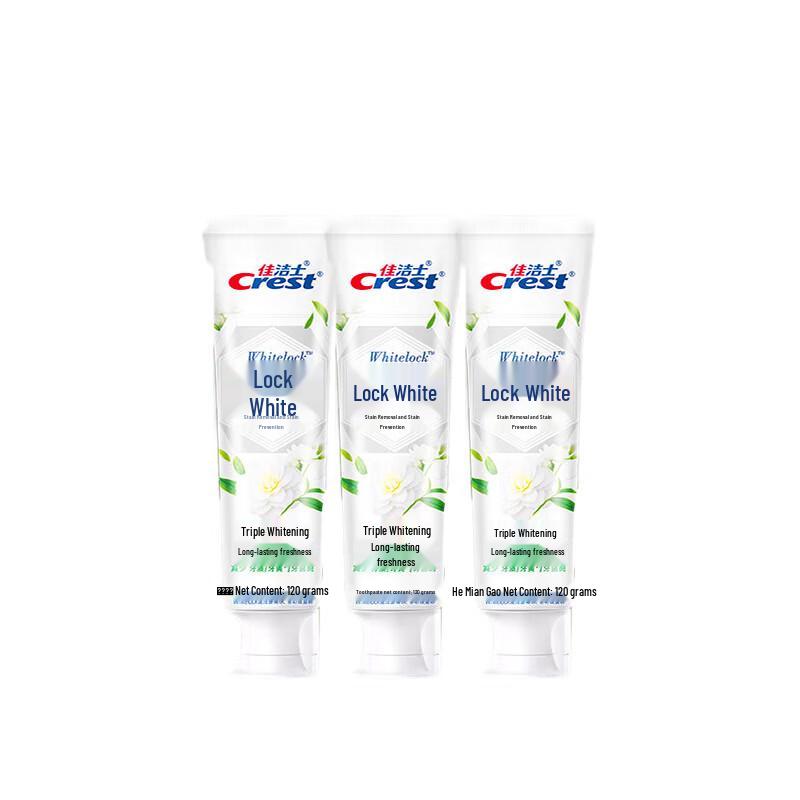 Crest Dual-Color Whitening Toothpaste, Jasmine Camellia