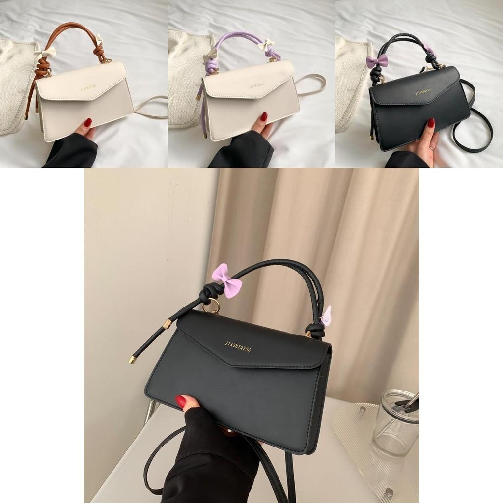 Chic Spring 2023 Pu Leather Handbag Stylish Small Square Shoulder Bag For Women