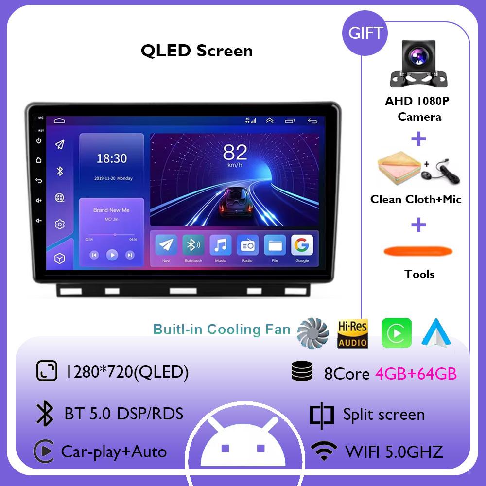 For Renault Clio 5 Lutecia 2019 - 2021 Android 14 Auto Car Radio Multimedia Video Player GPS Navigation Carplay Wifi 360 Camera