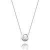 DAL Silver Dancing Stone Necklace N0146