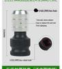 Telescopic Electric Wrench Adapter with Magnetic Hex and Double Phillips/Slotted Bits