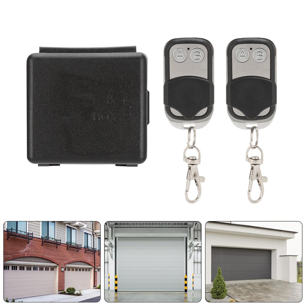 12V Single Channel Remote Control Switch Transmitter Receiver Set 2 Button Learning Code