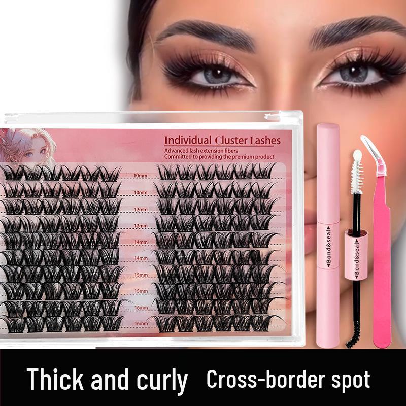 

B05 Lashes Kit: European & American Style Thick False Eyelashes Set