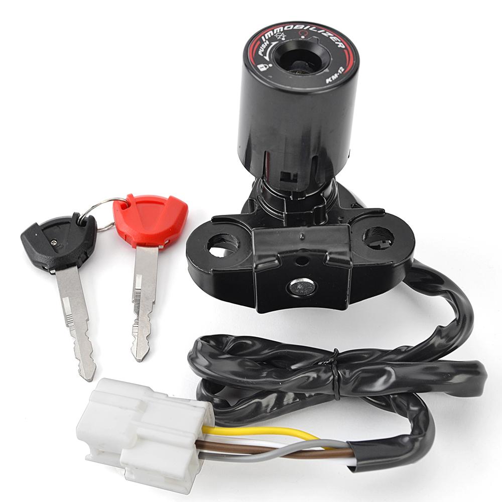 Fuel Cap Ignition Switch Seat Lock For Kawasaki ZX1400 ER650 ER6N EX650 ER6F EX400 Ninja ZX14R 650 400R 27005-0552 51049-0714