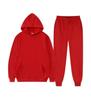 Unisex Lightweight Hoodie and Jogger Set with Ribbed Cuffs