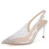 Women S Slingback pumpS ed707Sil