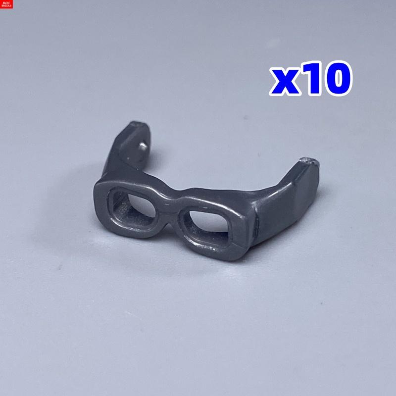MOC Bricks 30170 30171 Pilot helmet Headgear Visor goggles 4cm Figure Wear DIY Building Blocks Toys Birthday Gifts