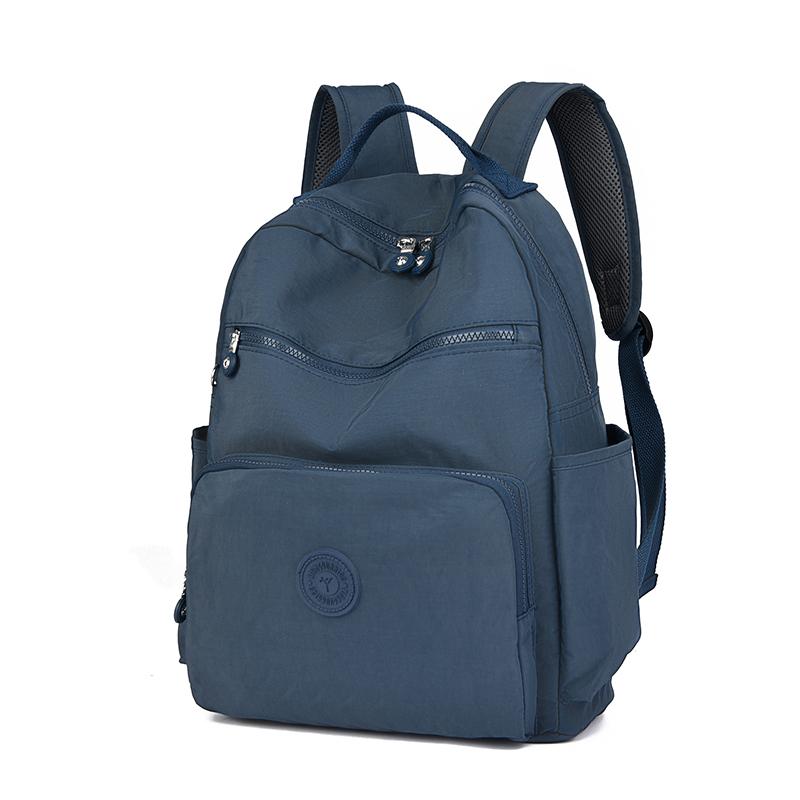 Backpack Large Capacity Women's Travel Backpack Nylon Student School Bag
