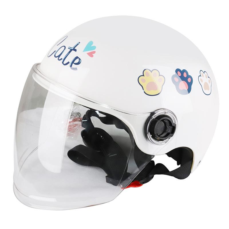 

Детские шлемы для электромобилей Регулируемые летние шлемы для мальчиков и детей постарше Шлемы для мотоциклов для девочек 25X20X20(CM)