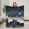 Residents Evils 9 Requiem Game Leon Accessories Blanket Cozy Soft Throw Blankets for Living Room Multiple Sizes Bedding Throws