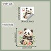 Cartoon Cute Red Panda Switch Plate Sticker for Bedroom Living Room Home Decor Self-Adhesive Removable Decal