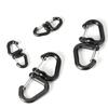 Outdoor Camping Double Hooks 360 Rotating Double Carabiner Portable S Chain Hooks Backpacks Keychain Carabiner Enduring