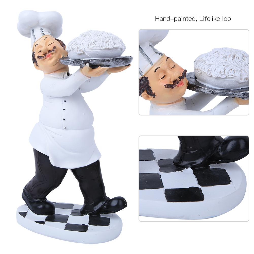 Pastry Decor Gift Ornament Chef Resin Function Decoration for Stylish Restaurant Cafe