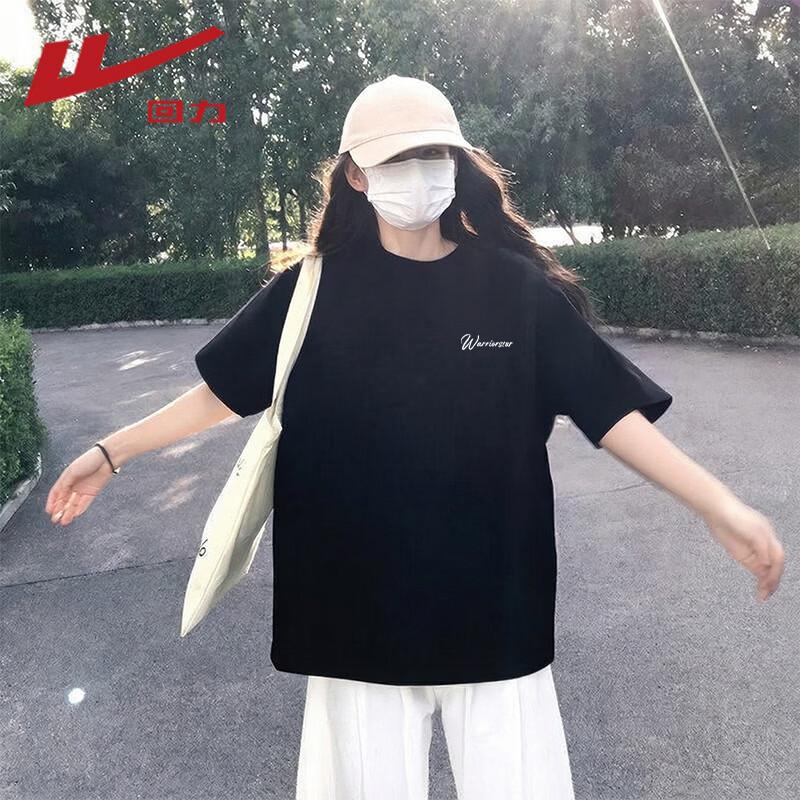 Warrior Women s Cotton Letter Print Short Sleeve T-Shirt S