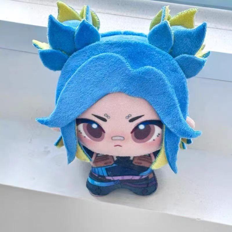 New Game Valorant Plush Cypher Clove Adorable Neon Iso Skye Reyna Gekko Viper Sage Jett Omen Yoru Plushie 10cm Pendant Doll Gift