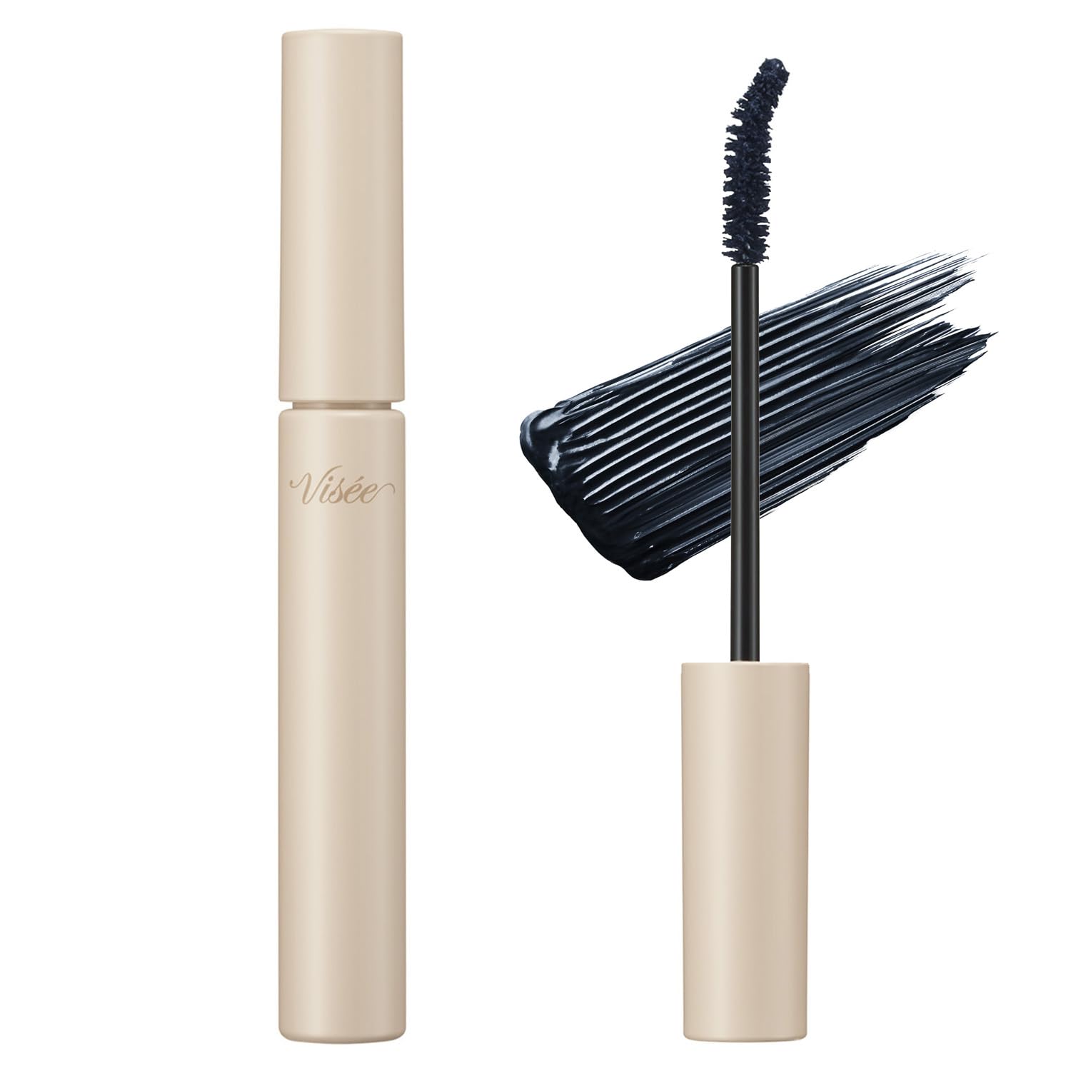 

Visee Detail Fit Mascara 01 Blue Removes with Warm Eyelash Repair Black, 6.5g, Curl-Keeping, Film-Type, Water, Ingredients, Fiber-Free, Fragrance-Free