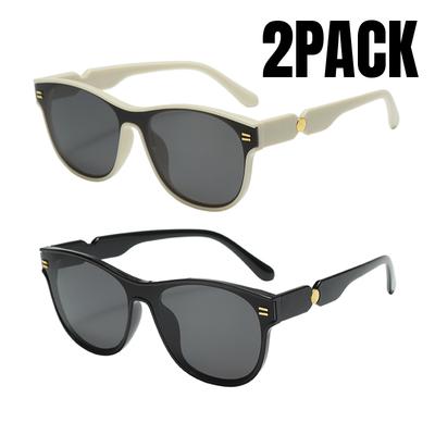 1/2PACK Small Fragrant Rice Nail Sunglasses UV Protective Unisex Fashion Glasses for Outdoor Sports
