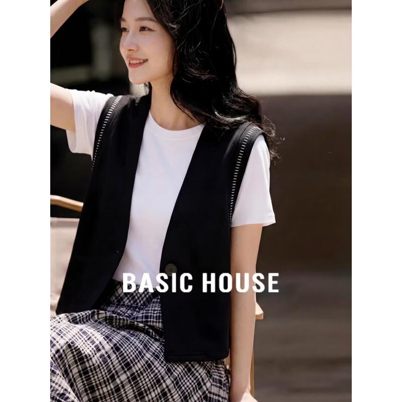 

Базовый женский жилет-костюм с V-образным вырезом Basic House One Size