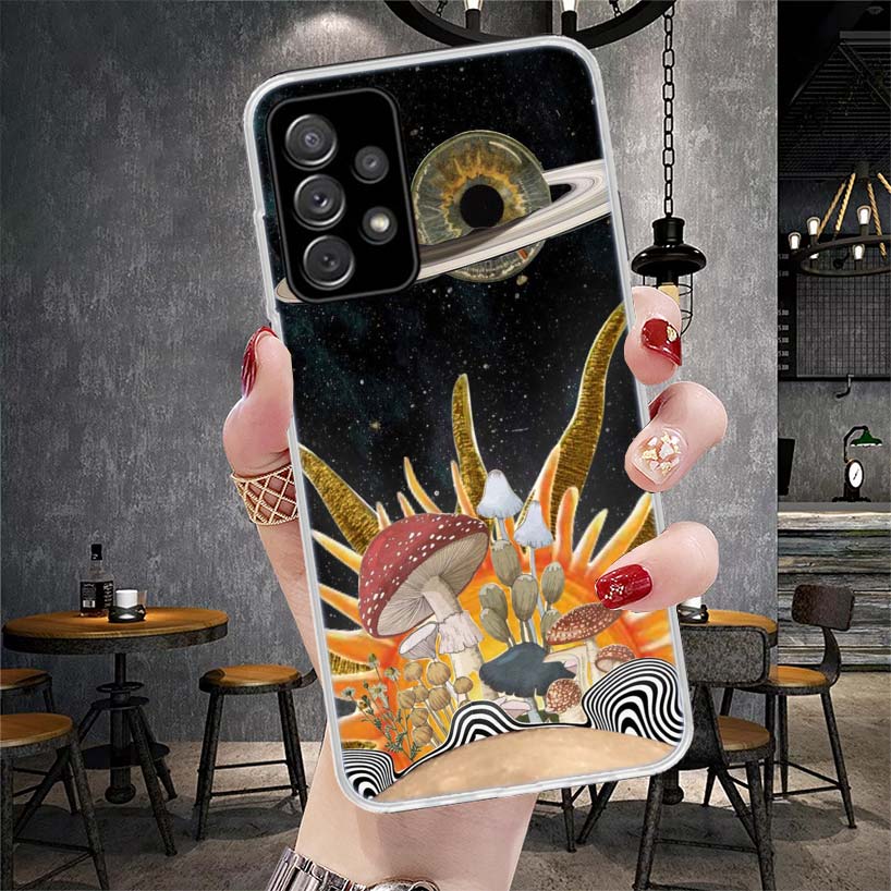 Weird Mushroom Psychedelic Soft Phone Case For Samsung Galaxy A13 A14 A15 A16 A17 A53 A54 A55 A56 A57 A33 A34 A35 A36 A37 A23 A2