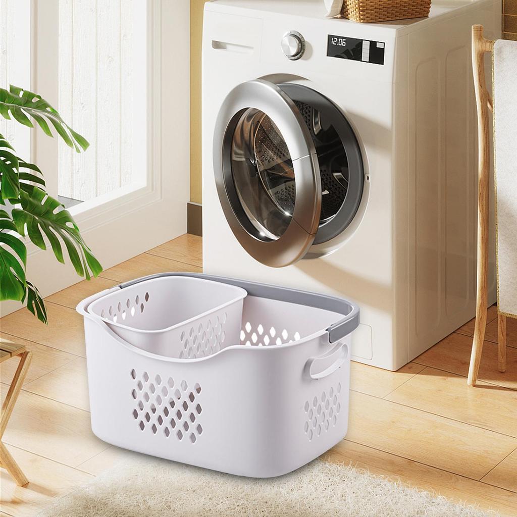 Portable Laundry Basket Dirty Clothes Storage Basket for Toilet Bed Sheets
