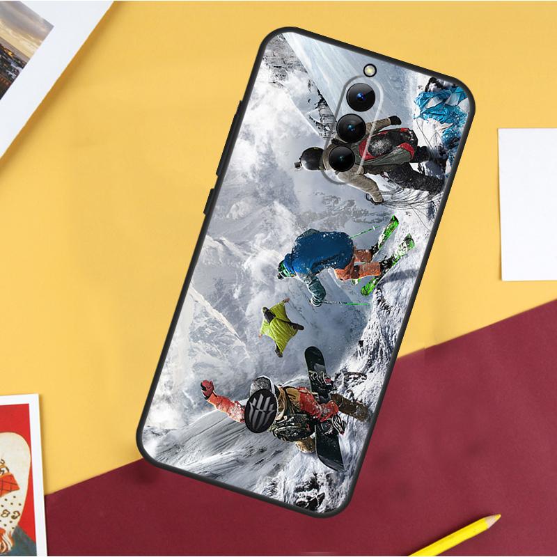 Ski Neige Snowboard Case For ZTE Nubia Red Magic 10 Air 5G 6R 6 7 6S 7S Pro 8 9 10 11 8S 9S 10S Pro Plus Cover