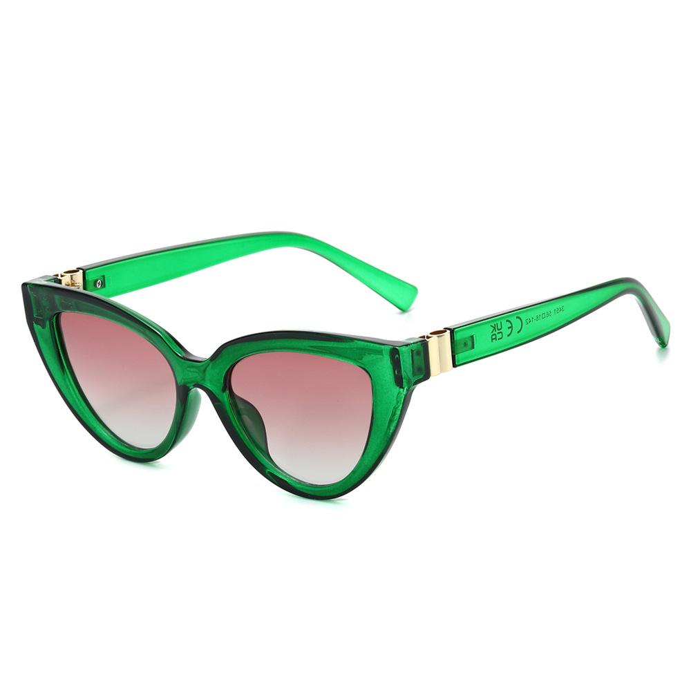 Classic Retro Large-framed Cat-eye Luxury Sunglasses Designers INS Style Lady and Gentleman Street Photography Fashion Wear Take