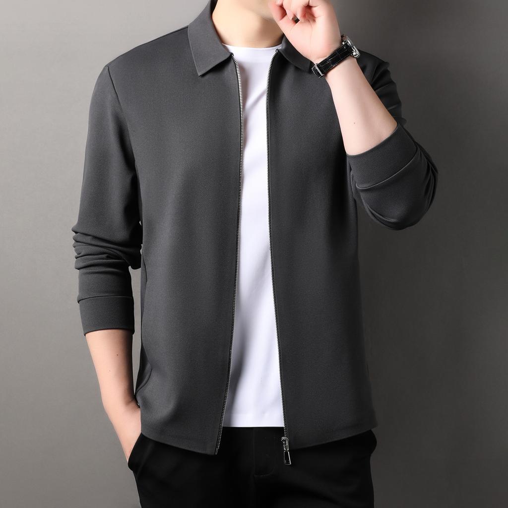 Men's Jacket High-end Casual Business Men's Spring Clothes High-end Daddy's Jacket