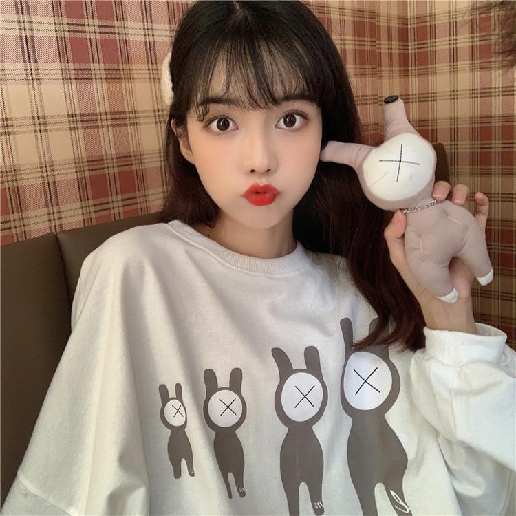 Women’s 2026 Korean Style Loose Hoodie – Long Sleeve, Versatile Round Neck Jacket for Spring/Autumn