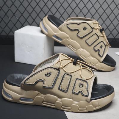2024 Nieuwe Sandalen Outdoor Dikke Zool Veelzijdig Strand Antislip Schoenen Heren Merk Designer Mode Luchtkussen Slippers Maat 39-46